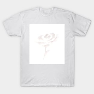 Flower, rose. Watercolor, art decoration, sketch. Illustration hand drawn modern painting T-Shirt
